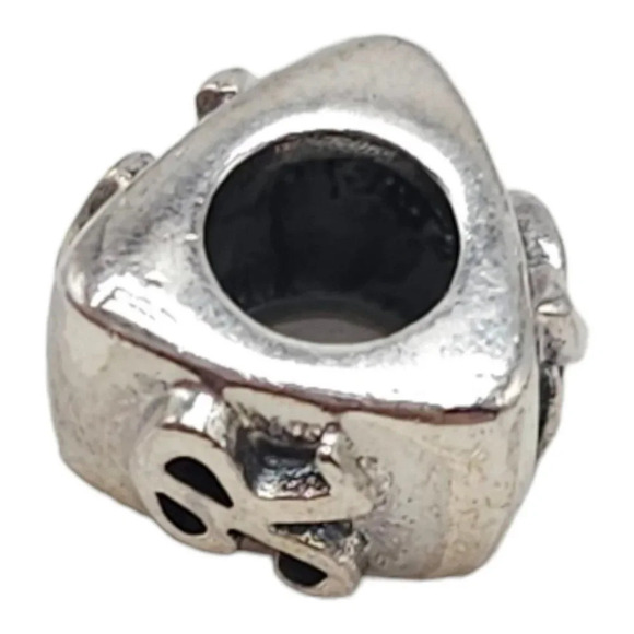 Tara’s Diary Initial R Bead Made in Ireland Sterling NOS Celtic Trinity Knot - Picture 3 of 4